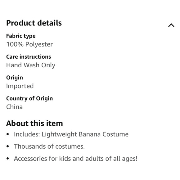 NWT Adult Banana One Piece Halloween Party Funny 3D Costume One Size - Picture 10 of 10